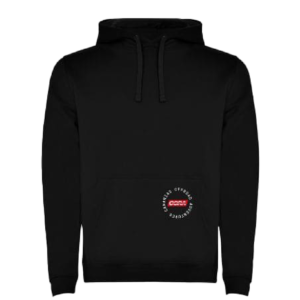 Sudadera CORA Negra Hombre